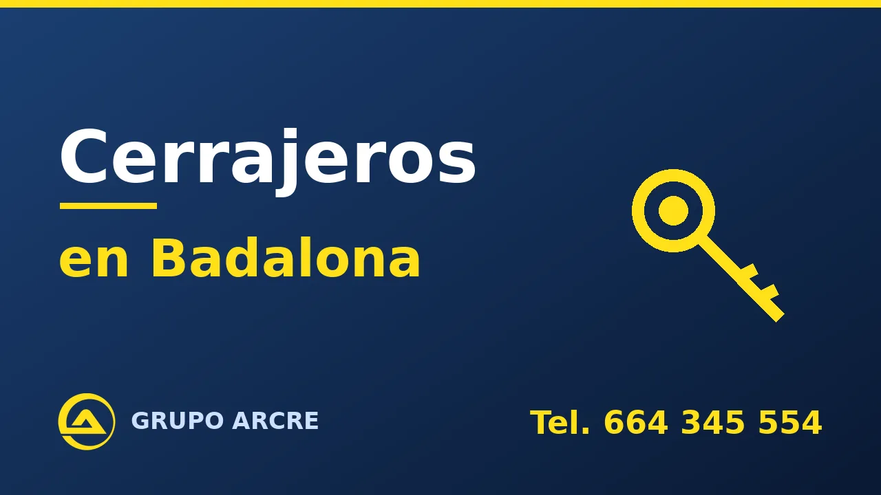 Cerrajería profesional en Badalona